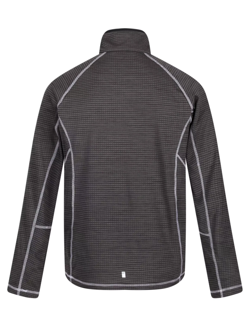 imagem de Regatta Mens Yonder Moisture seca rápida Wicking metade Zip velo casaco2