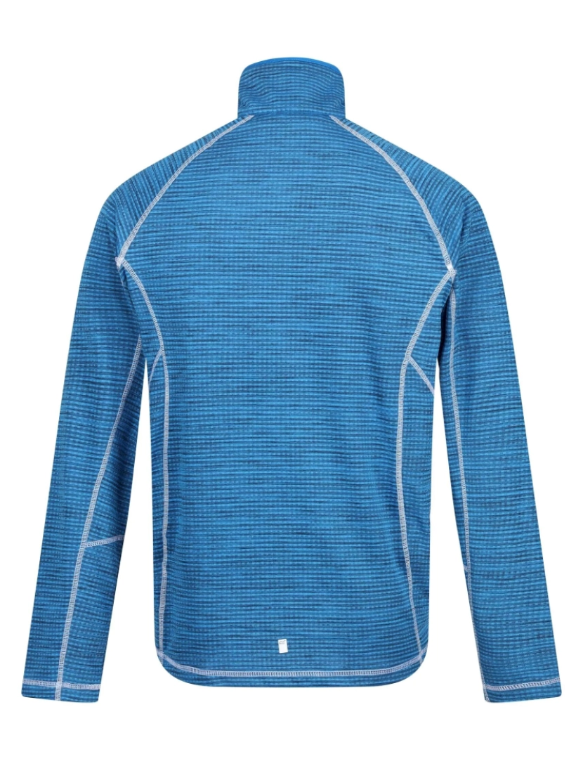 imagem de Regatta Mens Yonder Moisture seca rápida Wicking metade Zip velo casaco2