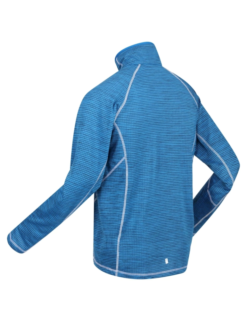 imagem de Regatta Mens Yonder Moisture seca rápida Wicking metade Zip velo casaco3