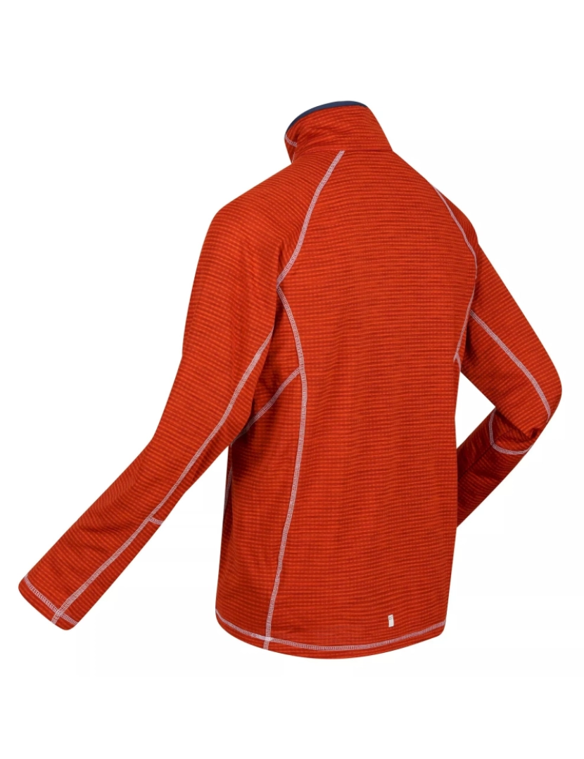 imagem de Regatta Mens Yonder Moisture seca rápida Wicking metade Zip velo casaco3