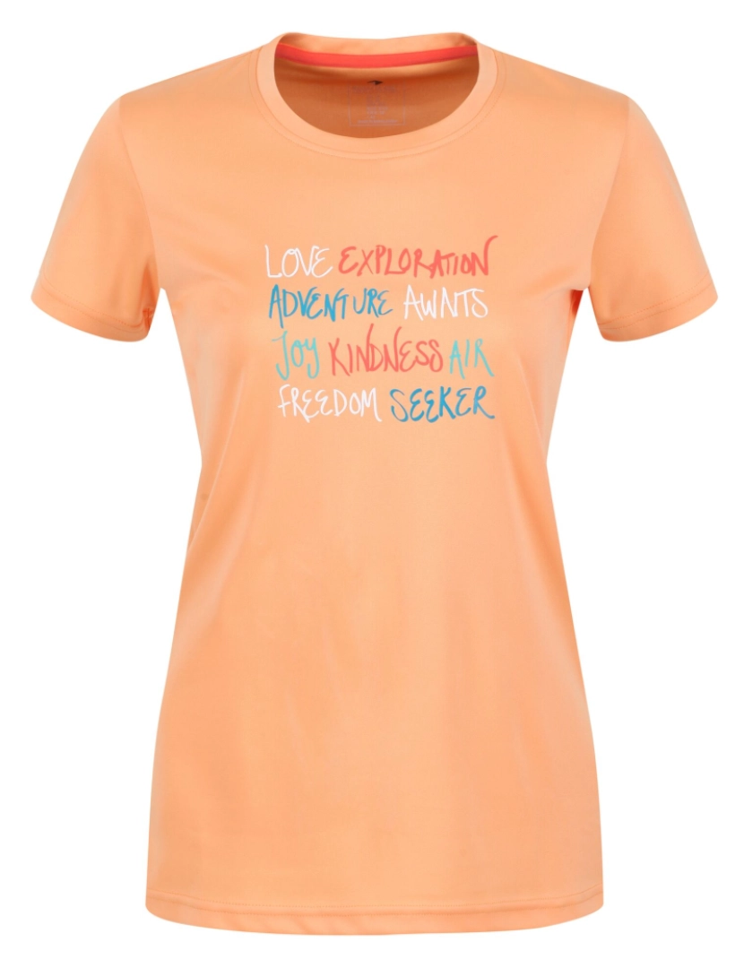 imagem de Regatta Womens/Ladies Fingal Vi Impresso T-shirt1