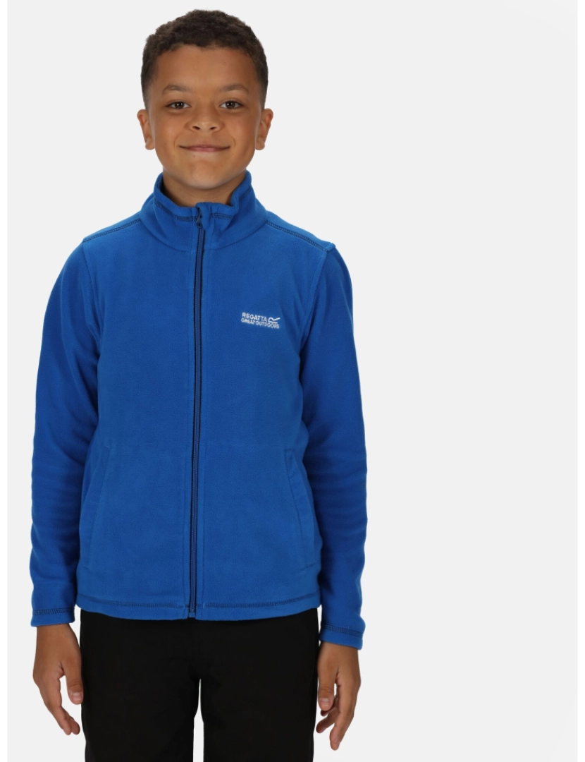 imagem de Regatta Grande ao ar livre Crianças/Kids King Ii Lightweight Zip Fleece Jacket2