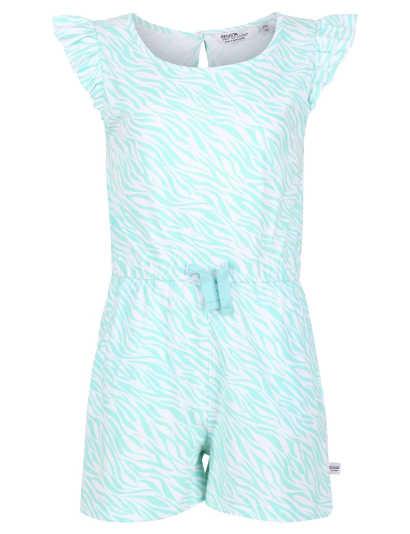 imagem de Meninas de Regatta Dasie Zebra Print Ruffle Playsuit1