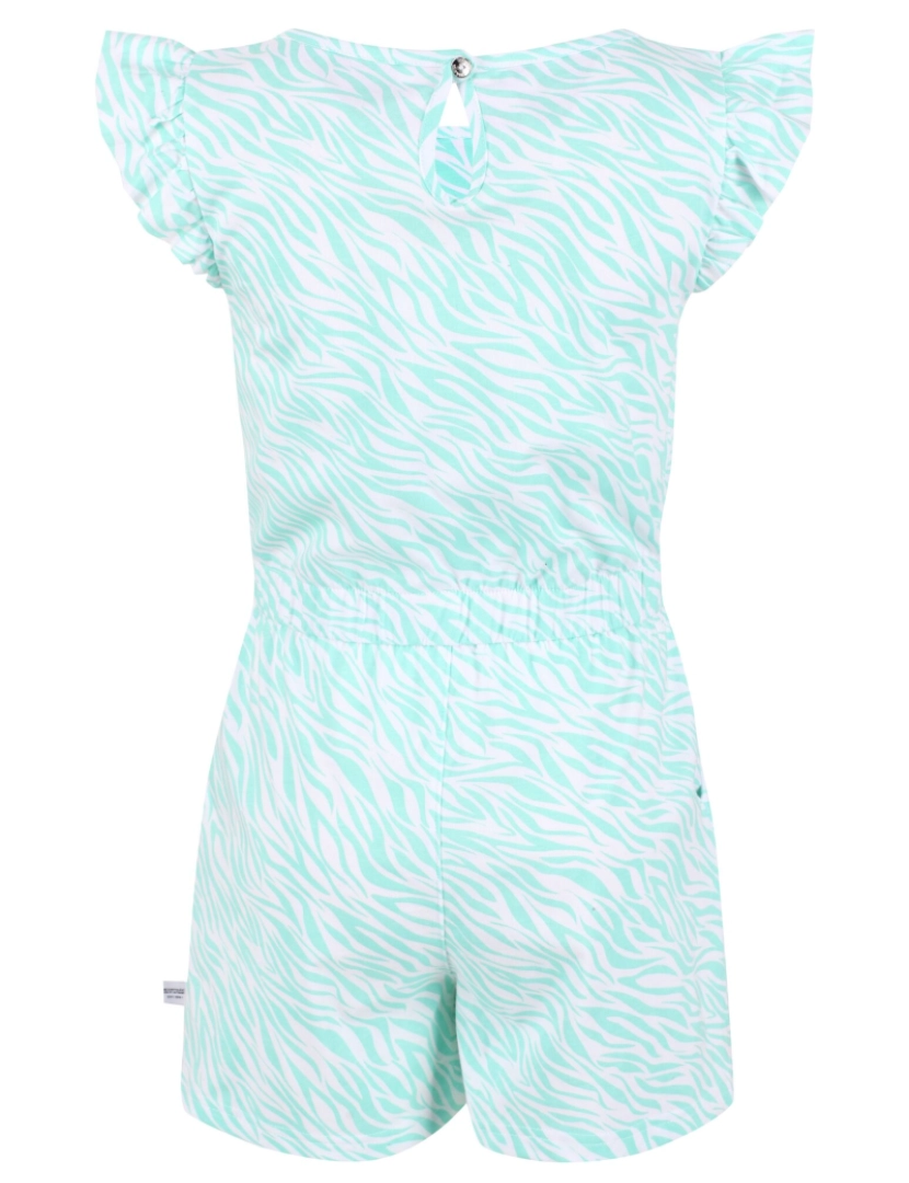 imagem de Meninas de Regatta Dasie Zebra Print Ruffle Playsuit2