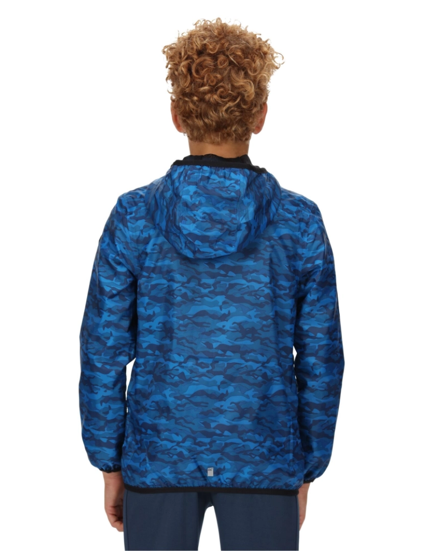 imagem de Regatta Crianças/Kids Lever Camo Packaway casaco impermeável5