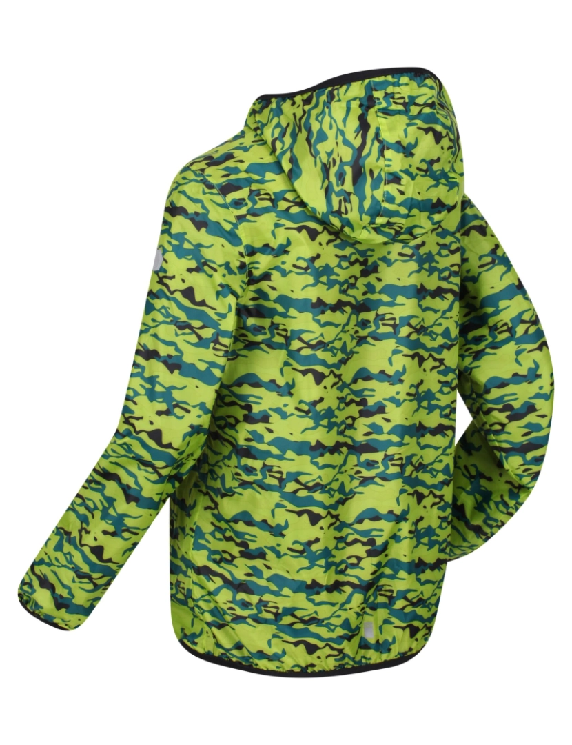 imagem de Regatta Crianças/Kids Lever Camo Packaway casaco impermeável3