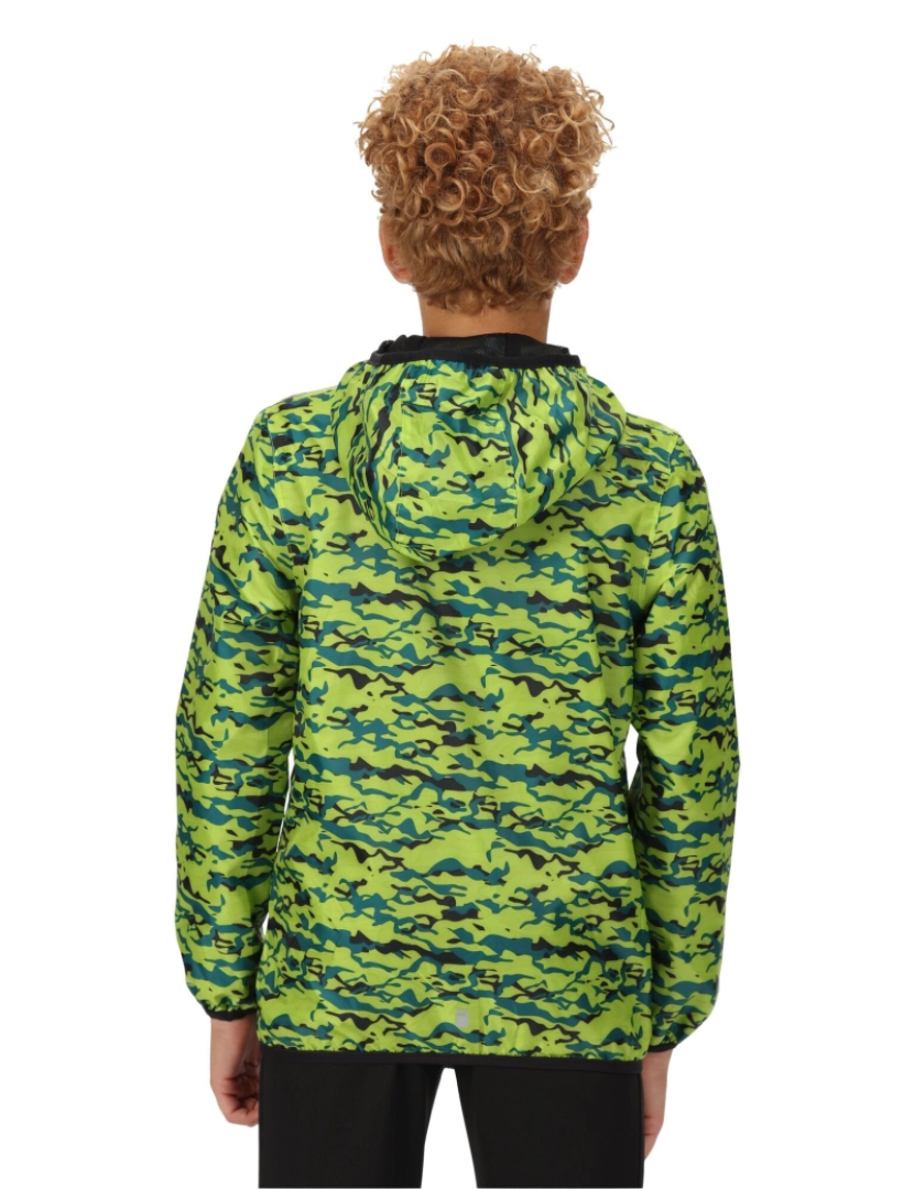 imagem de Regatta Crianças/Kids Lever Camo Packaway casaco impermeável6