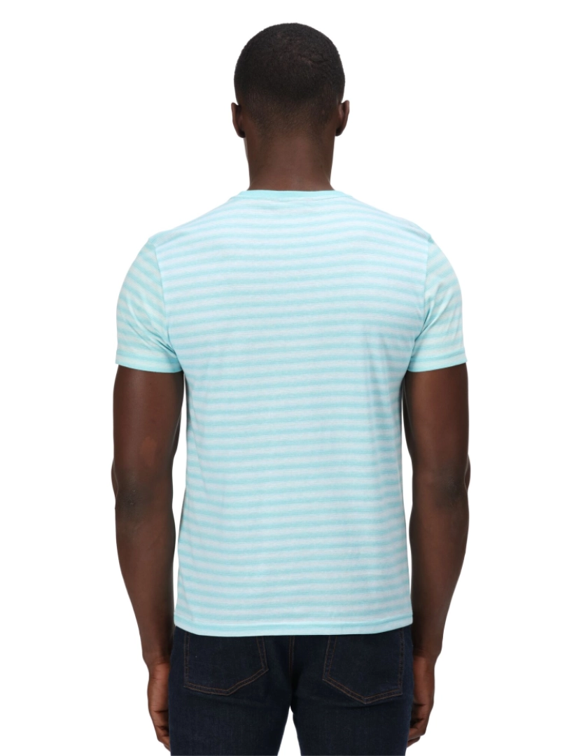 imagem de Regatta Mens Brayden Mini Stripe T-shirt6