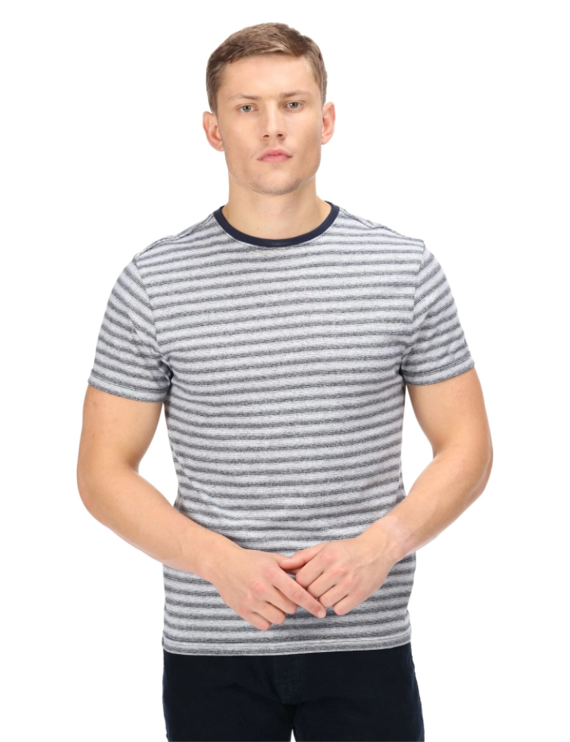 imagem de Regatta Mens Brayden Mini Stripe T-shirt5