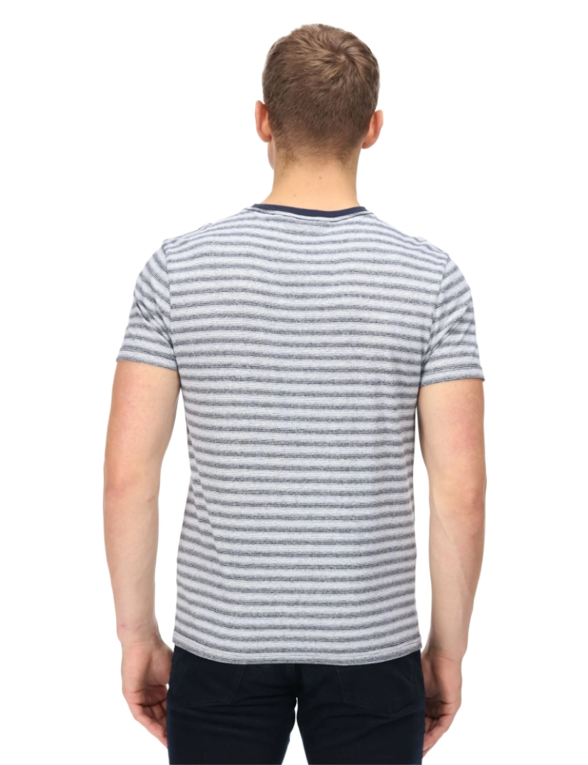 imagem de Regatta Mens Brayden Mini Stripe T-shirt6