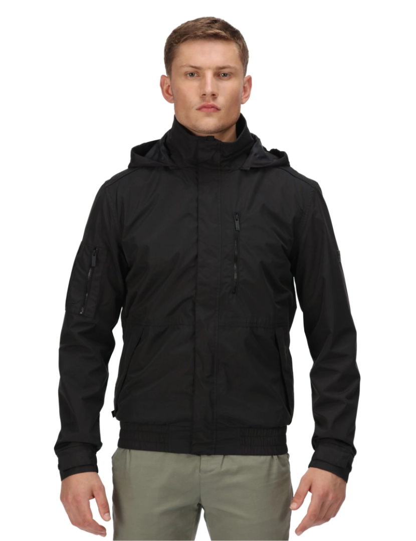 imagem de Regatta Mens Sentindo Linear Impermeável Bomber Jacket4