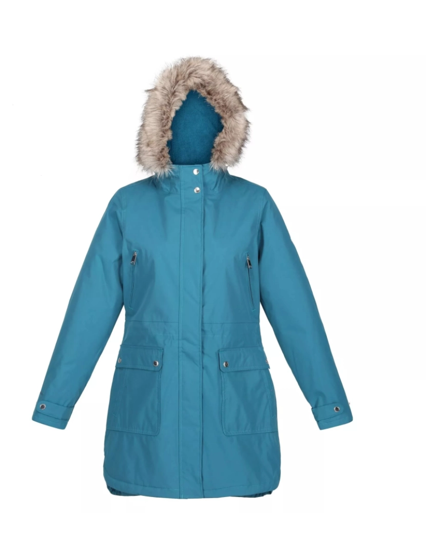 imagem de Regatta Womens/Ladies Sabinka Faux Fur Trim Parka1