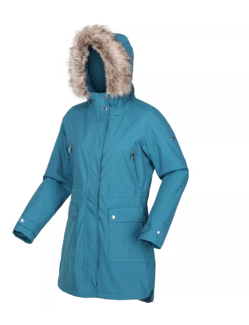 imagem de Regatta Womens/Ladies Sabinka Faux Fur Trim Parka3