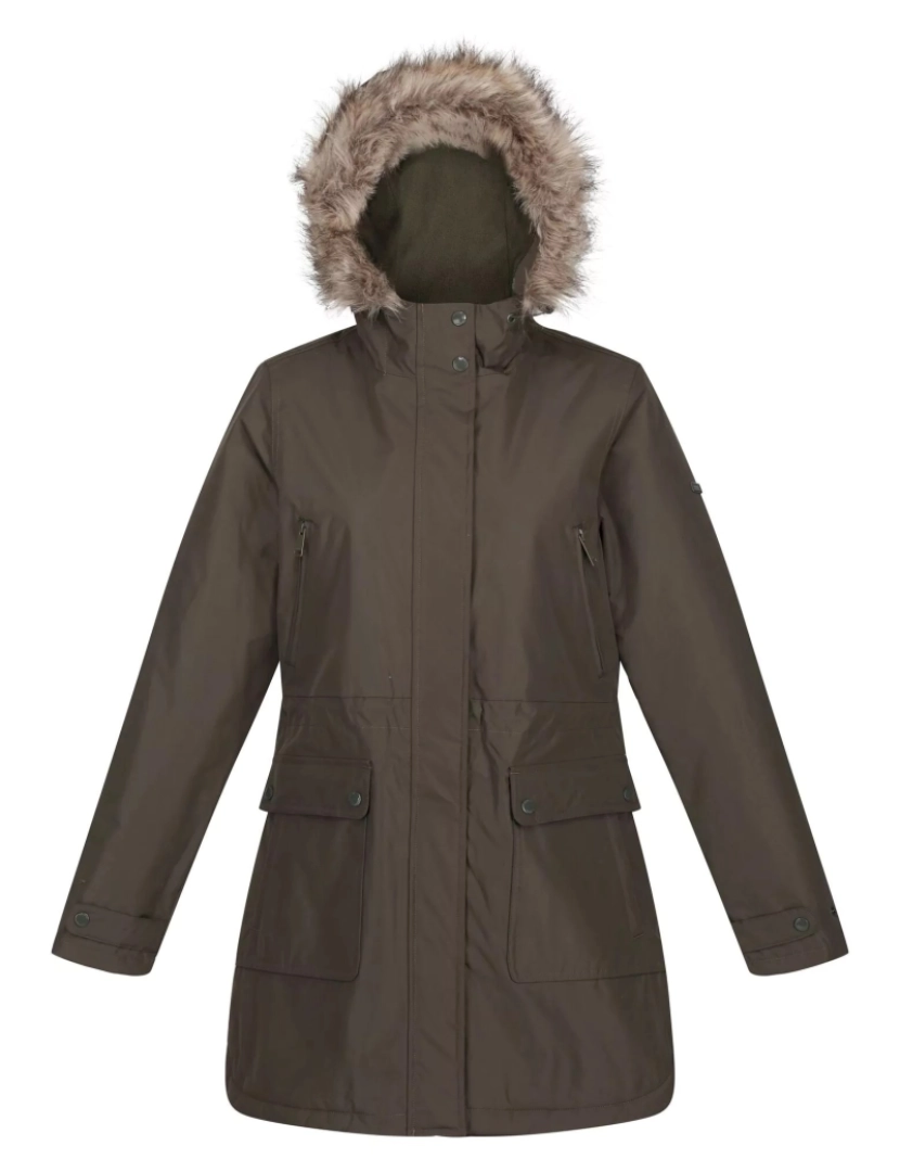 imagem de Regatta Womens/Ladies Sabinka Faux Fur Trim Parka1