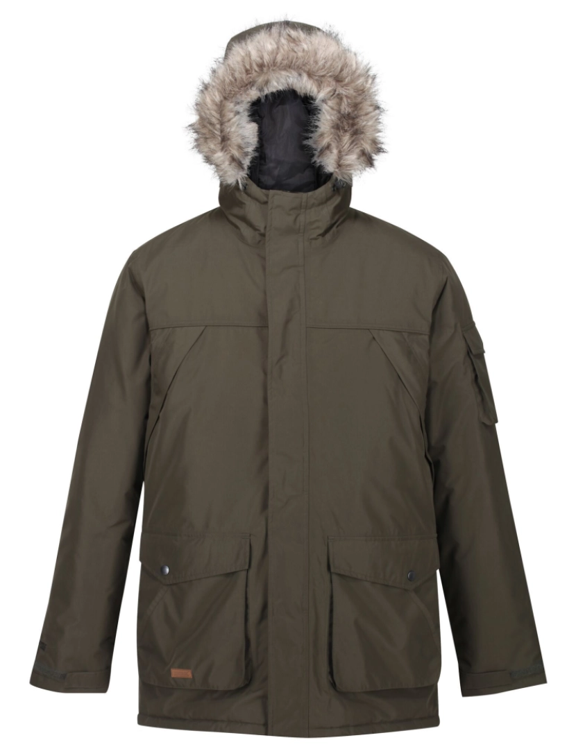 imagem de Regatta Mens Salinger Ii Faux Fur isolada Parka1