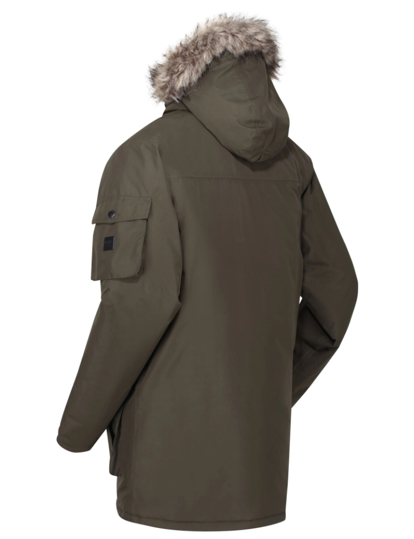 imagem de Regatta Mens Salinger Ii Faux Fur isolada Parka4