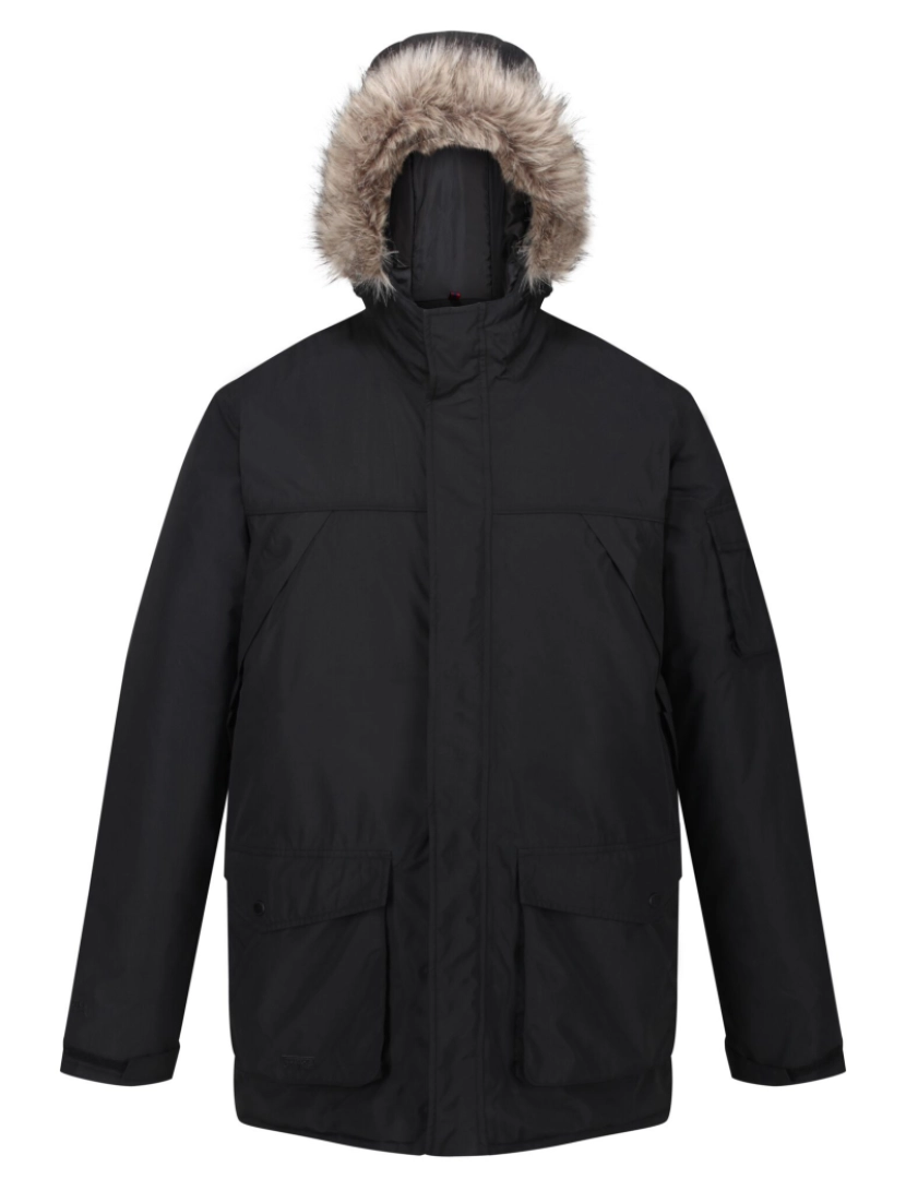 imagem de Regatta Mens Salinger Ii Faux Fur isolada Parka1