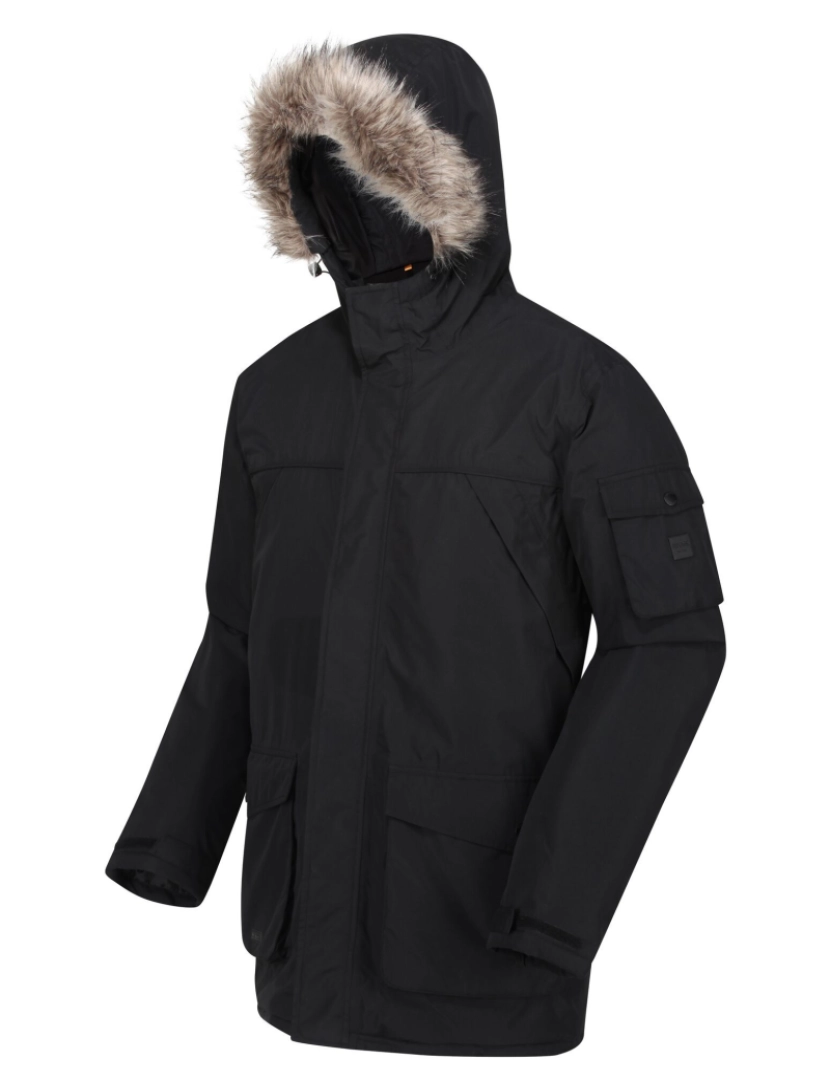 imagem de Regatta Mens Salinger Ii Faux Fur isolada Parka4