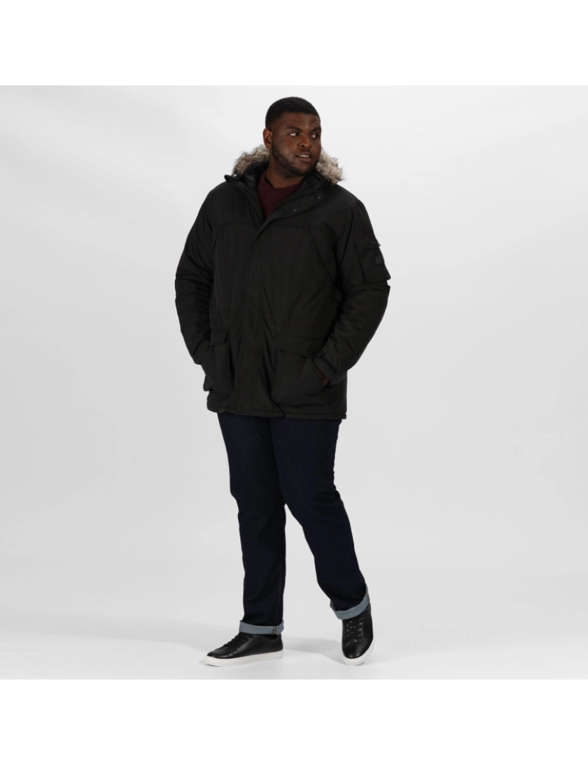 imagem de Regatta Mens Salinger Ii Faux Fur isolada Parka5