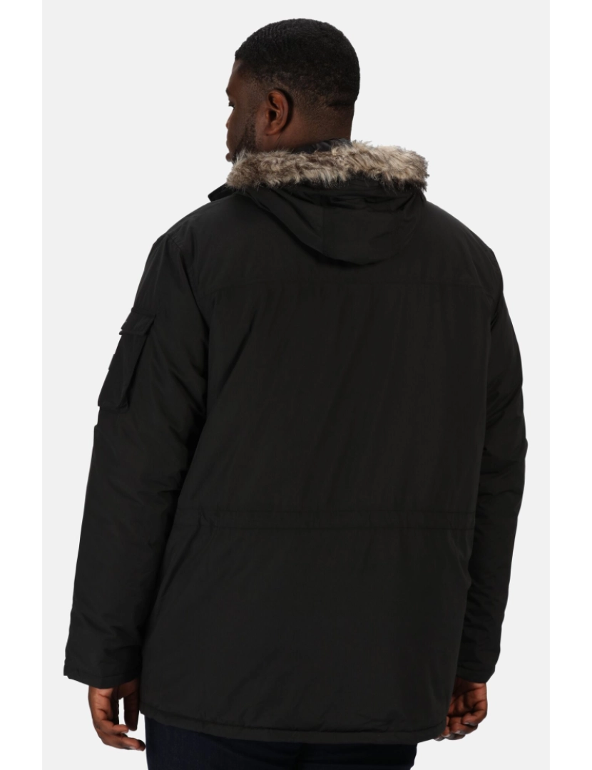 imagem de Regatta Mens Salinger Ii Faux Fur isolada Parka6