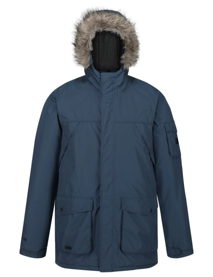 imagem de Regatta Mens Salinger Ii Faux Fur isolada Parka1