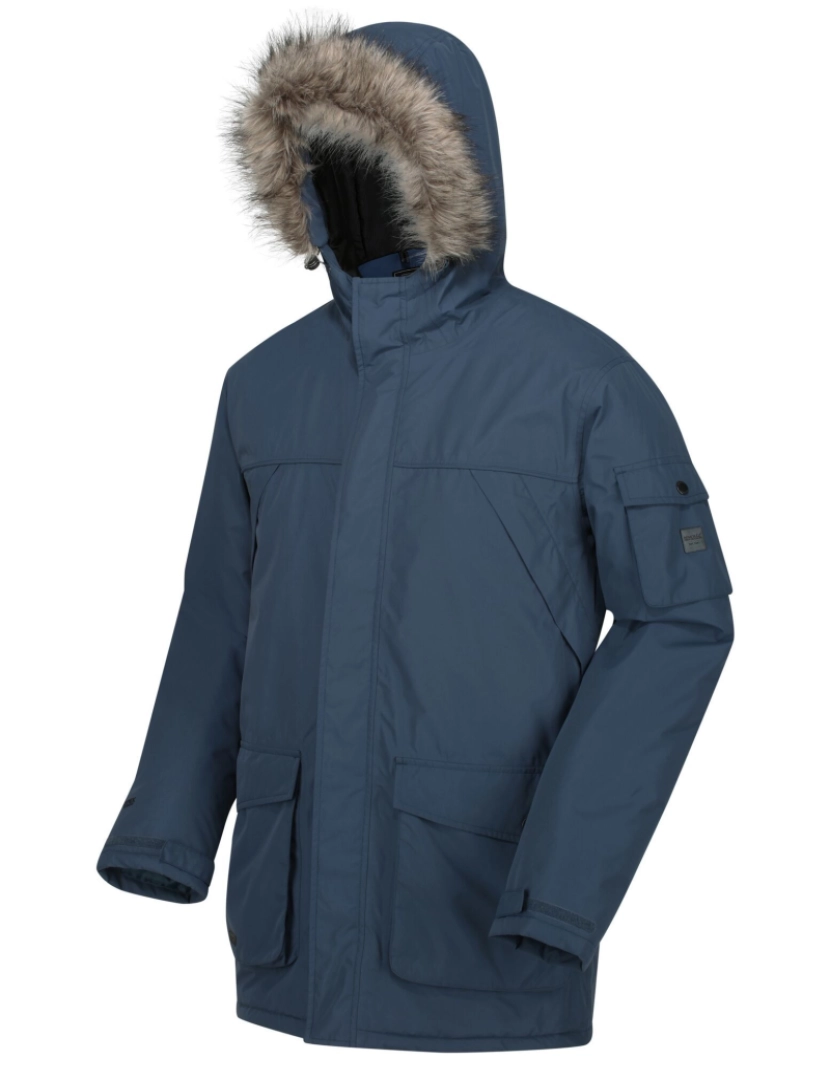 imagem de Regatta Mens Salinger Ii Faux Fur isolada Parka3