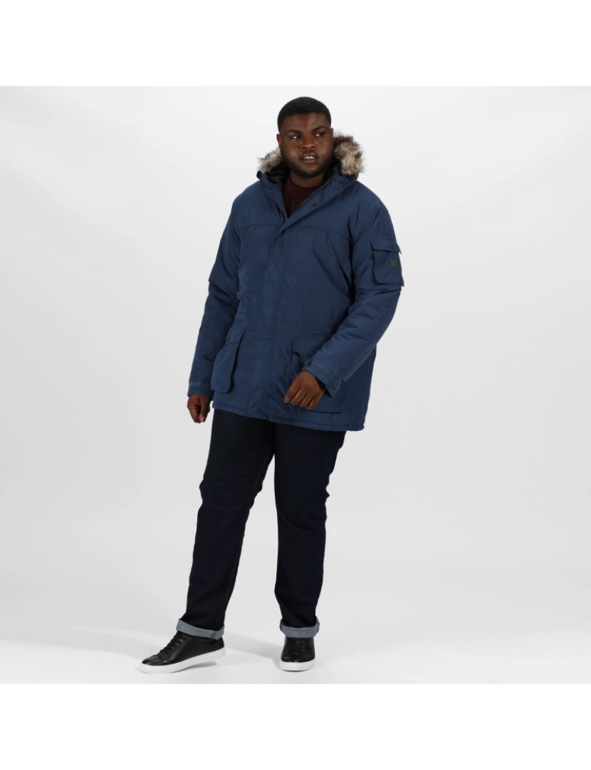 imagem de Regatta Mens Salinger Ii Faux Fur isolada Parka5