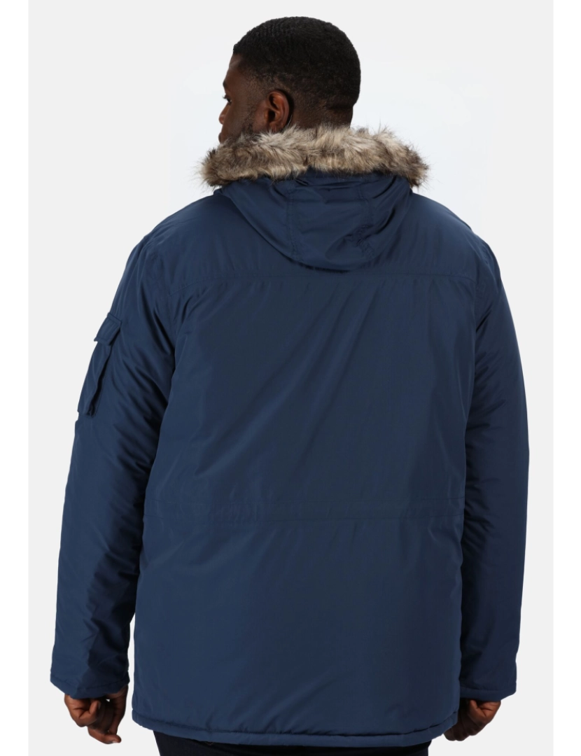 imagem de Regatta Mens Salinger Ii Faux Fur isolada Parka6