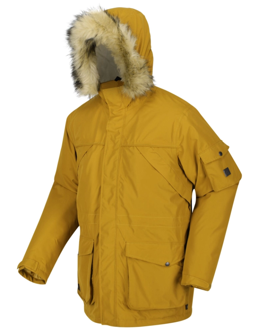 imagem de Regatta Mens Salinger Ii Faux Fur isolada Parka3