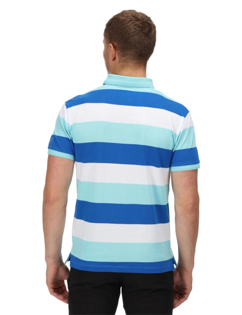 imagem de Regatta Mens Maxen Stripe Polo camisa5