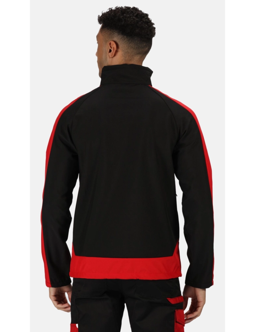 imagem de Regatta Mens Contrast 3 camada Softshell Full Zip Jacket4