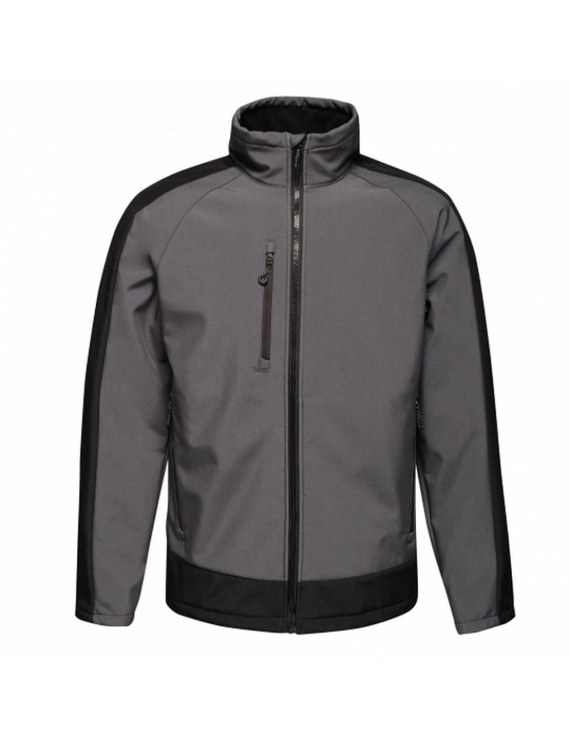 imagem de Regatta Mens Contrast 3 camada Softshell Full Zip Jacket1