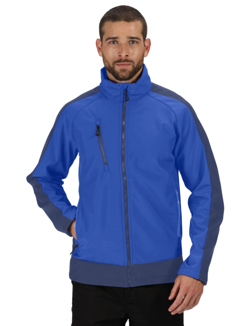 imagem de Regatta Mens Contrast 3 camada Softshell Full Zip Jacket3