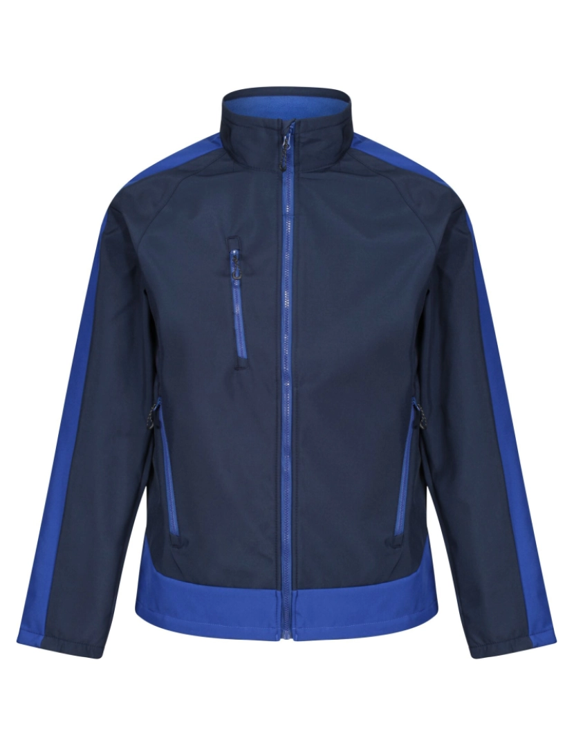 imagem de Regatta Mens Contrast 3 camada Softshell Full Zip Jacket1