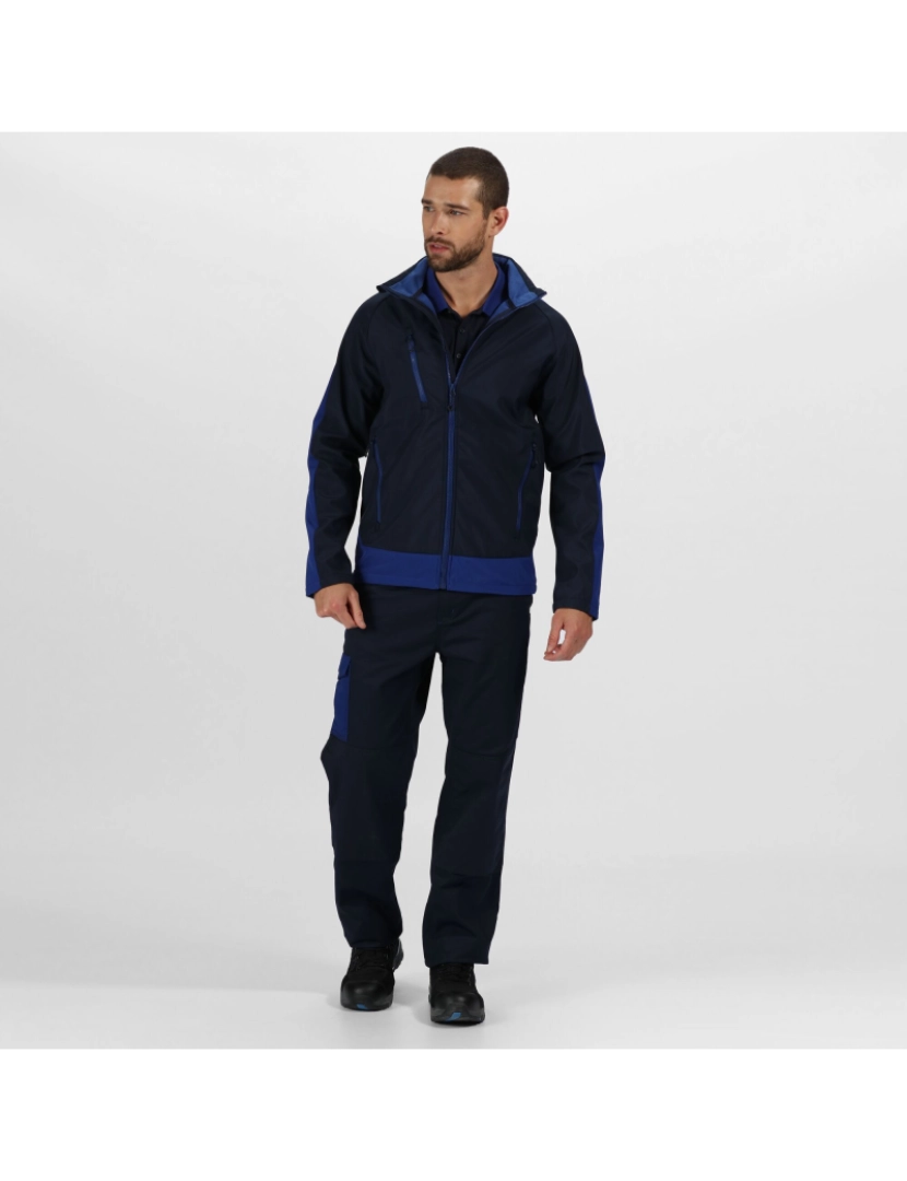 imagem de Regatta Mens Contrast 3 camada Softshell Full Zip Jacket5