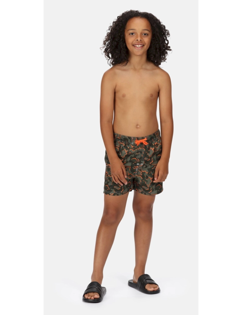 imagem de Regatta Boys Skander Ii Camo Swim Shorts5