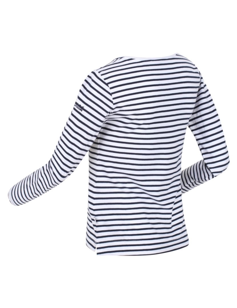 imagem de Regatta Crianças/Kids Clarabee Striped T-Shirt Long-Sleeved3