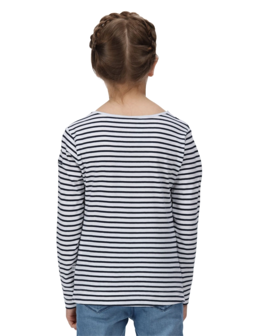 imagem de Regatta Crianças/Kids Clarabee Striped T-Shirt Long-Sleeved6