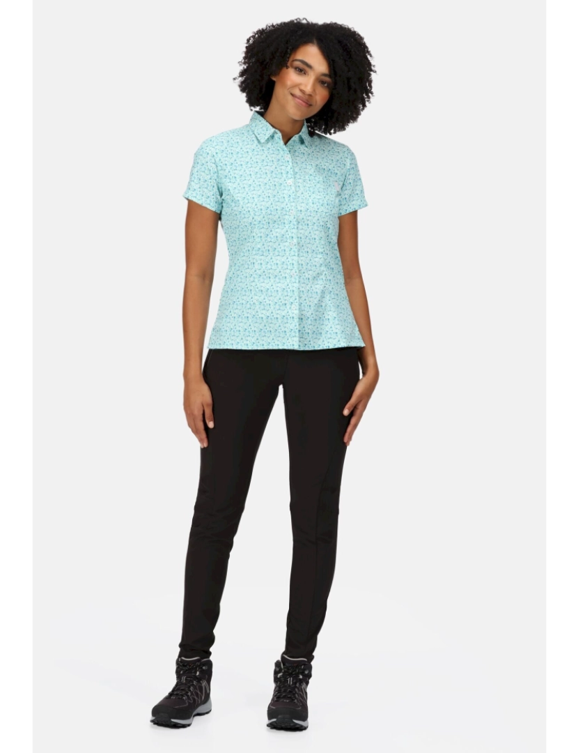 imagem de Regatta Womens/Ladies Mindano Camisa de impressão de Vi Ditsy6