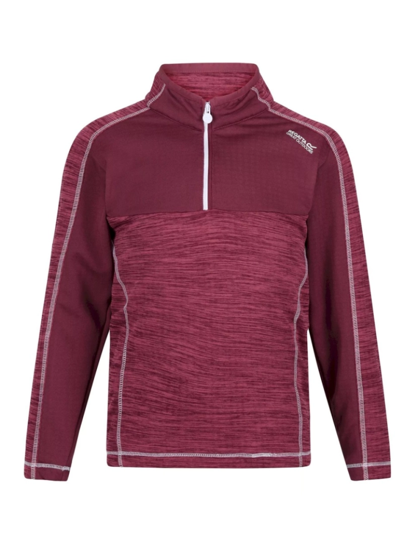 imagem de Regatta Crianças/Kids Hewley reciclado meia Zip Fleece Top1