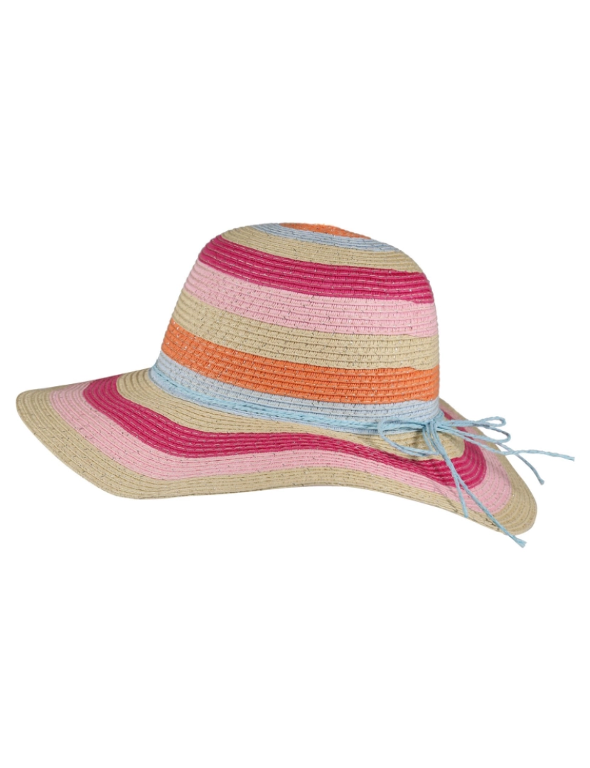 imagem de Regatta Crianças/Kids Mayla Striped Straw Sun Hat - 7-10 Años1