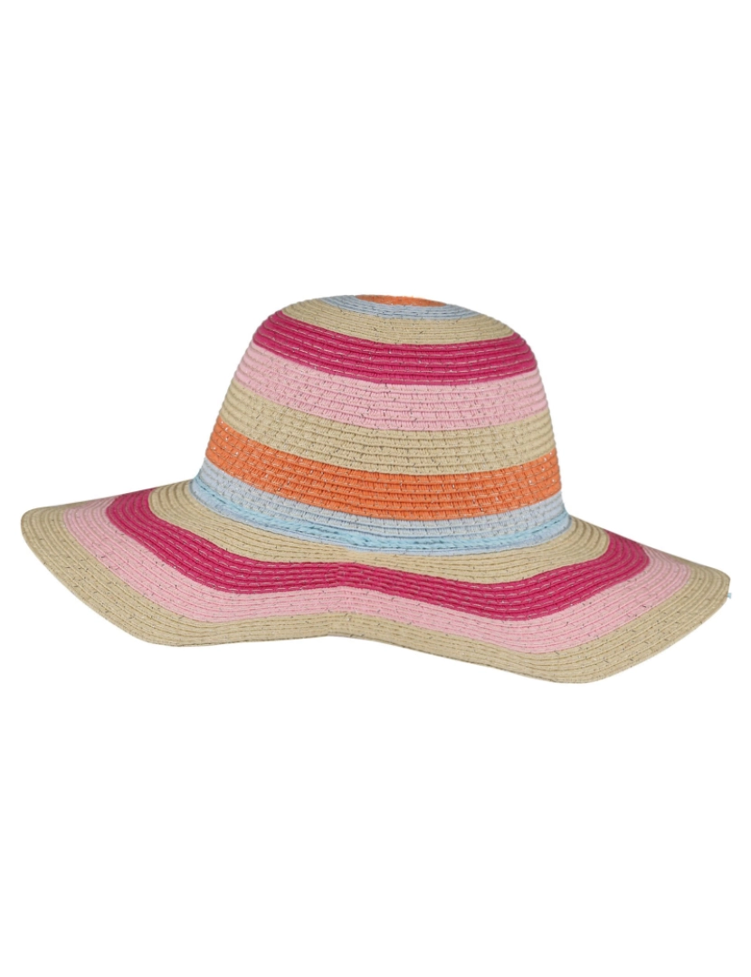 imagem de Regatta Crianças/Kids Mayla Striped Straw Sun Hat - 7-10 Años2