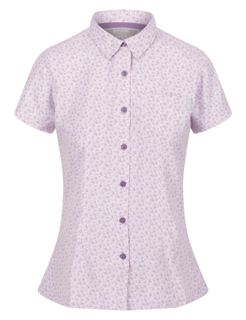 imagem de Regatta Womens/Ladies Mindano Vi Daisy Camisa de manga curta1