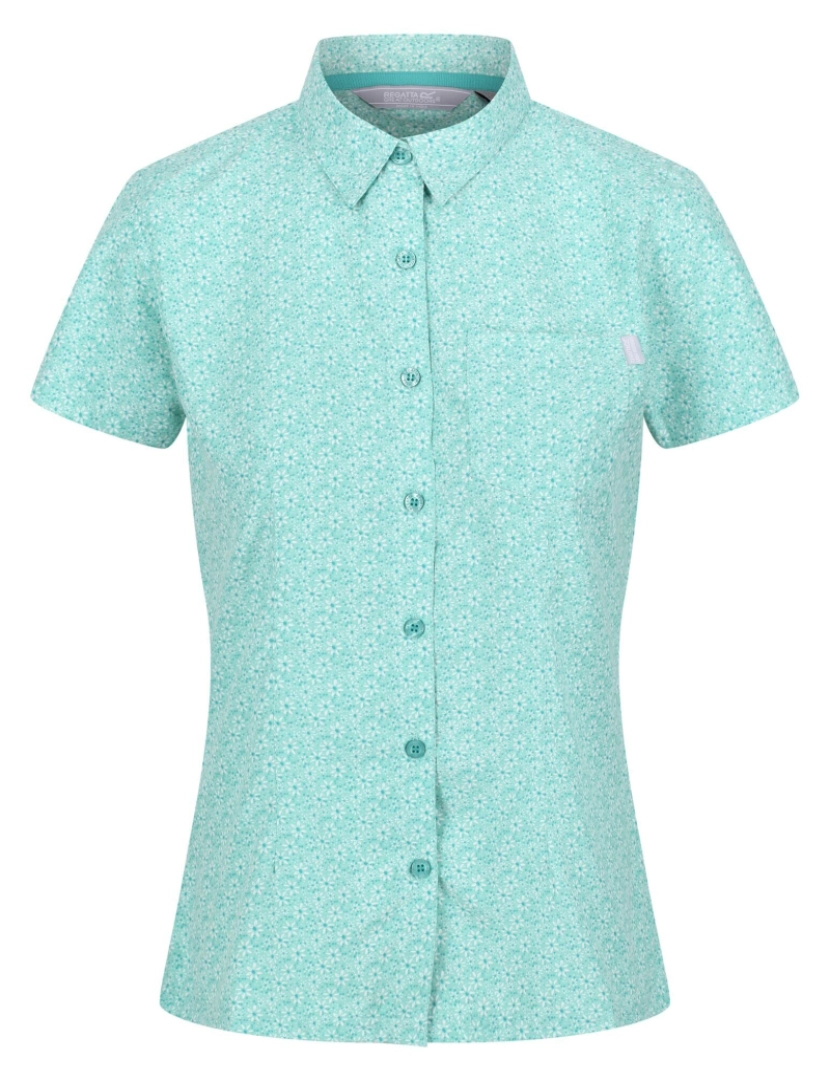 imagem de Regatta Womens/Ladies Mindano Vi Daisy Camisa de manga curta1