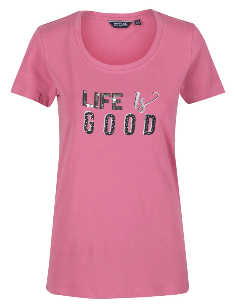 imagem de Regatta Womens/Ladies Filandra Vi Estabelecido T-shirt1