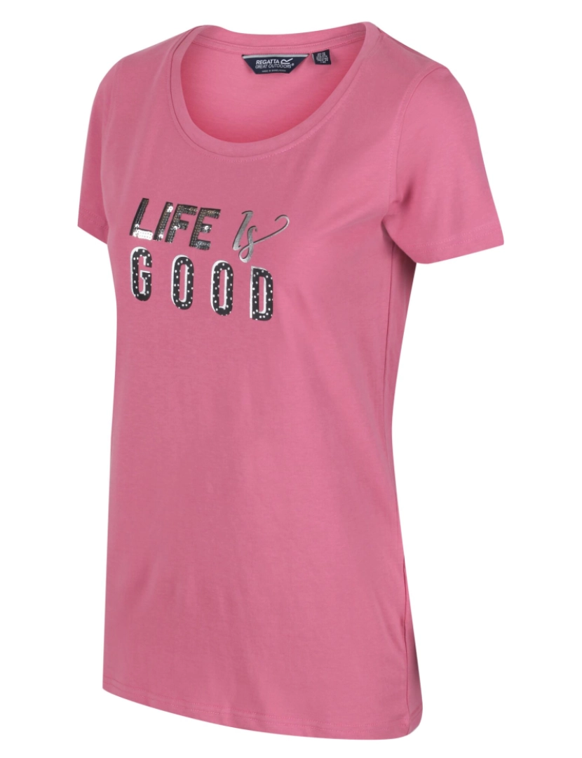 imagem de Regatta Womens/Ladies Filandra Vi Estabelecido T-shirt4