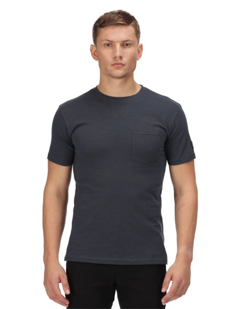 imagem de Regatta Mens Caelum Slub T-shirt5