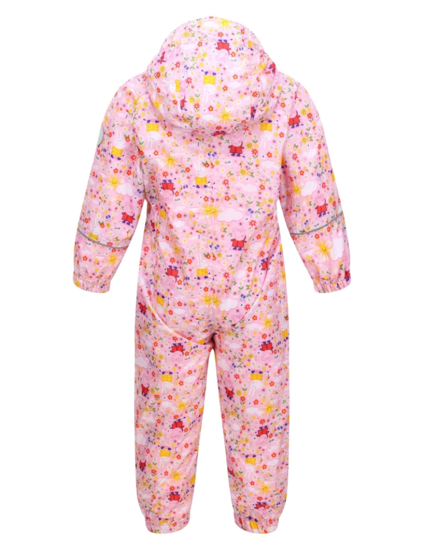 imagem de Regatta Crianças/Kids Pobble Floral impermeável Puddle Suit2