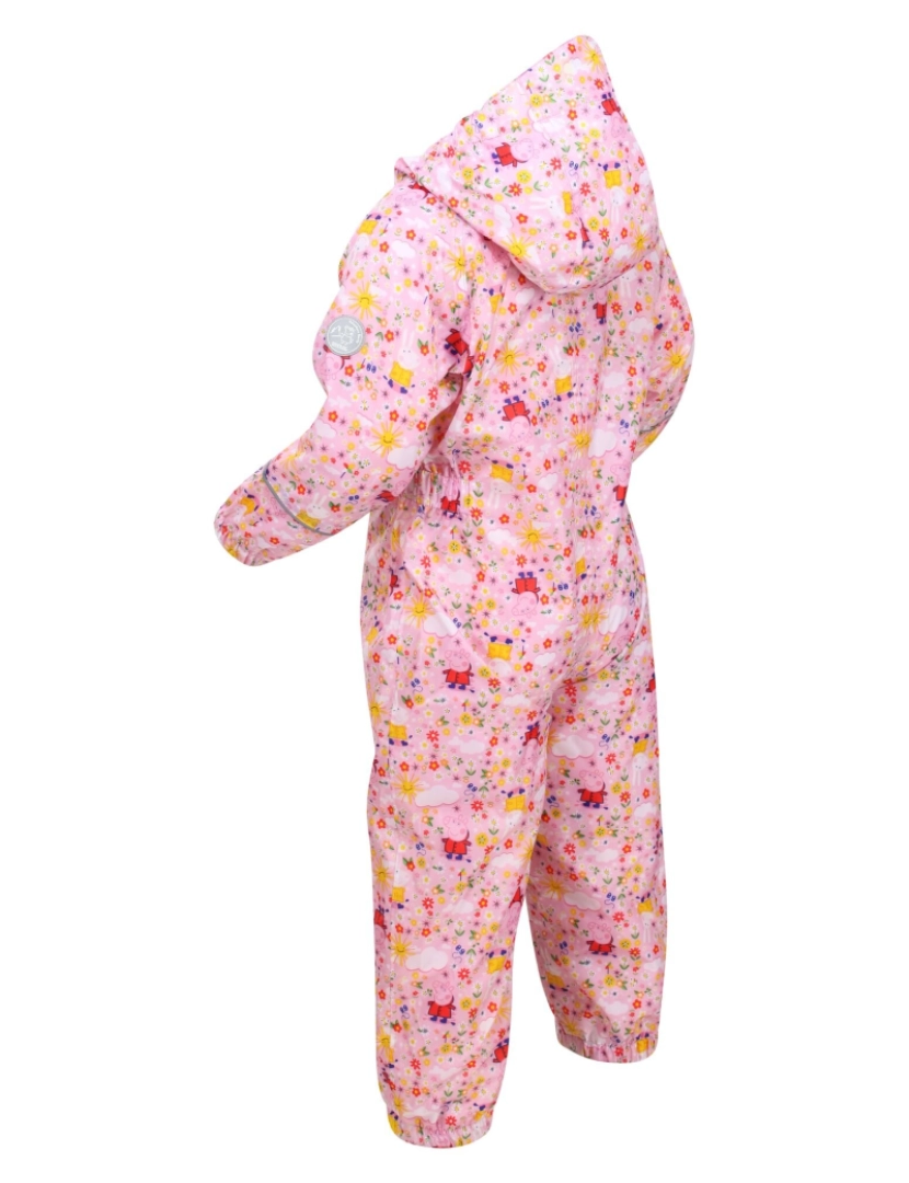 imagem de Regatta Crianças/Kids Pobble Floral impermeável Puddle Suit3