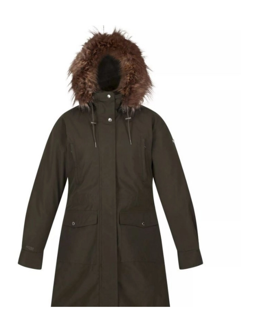 imagem de Regatta Womens/Ladies Shiloh Faux Fur Trim Parka1